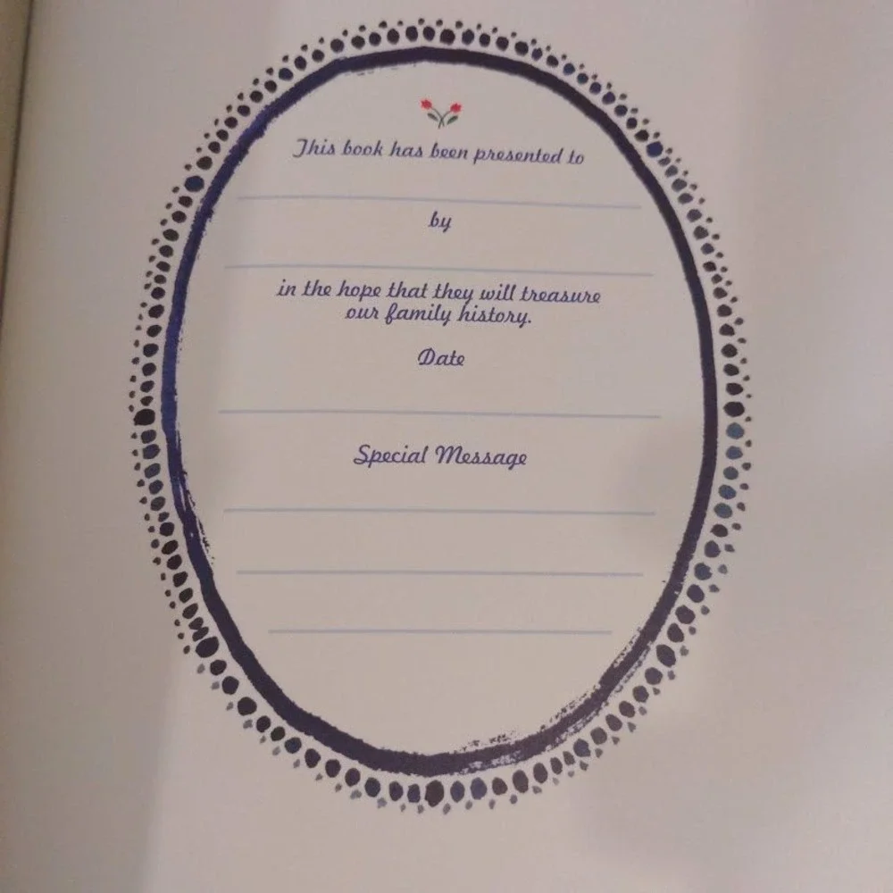 Our History A Keepsake The Story of Our Family Guided Journal Hardcover 2016 New